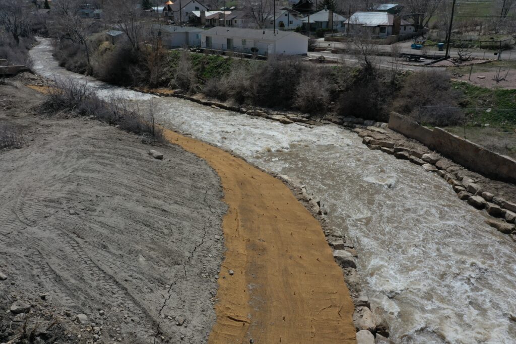 Price River flowing near Helper, Utah